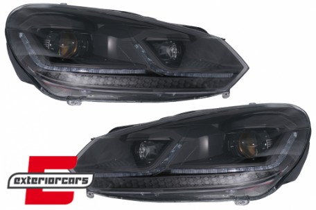 Prednja svjetla LED SEQ žmigavci G7.5 look / VW Golf 6 VI (2008-2013), LPVWZ8