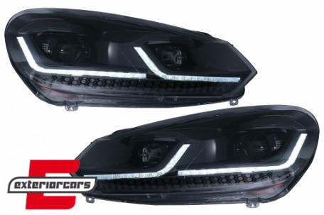 Prednja svjetla LED SEQ žmigavci G7.5 look / VW Golf 6 VI (2008-2013), LPVWZ8
