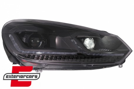 Prednja svjetla LED SEQ žmigavci G7.5 look / VW Golf 6 VI (2008-2013), LPVWZ8