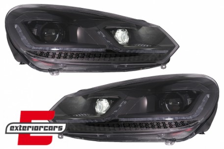 Prednja svjetla LED SEQ žmigavci G7.5 look / VW Golf 6 VI (2008-2013), LPVWZ8
