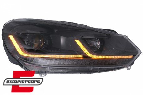Prednja svjetla LED SEQ žmigavci G7.5 look / VW Golf 6 VI (2008-2013), LPVWZ8