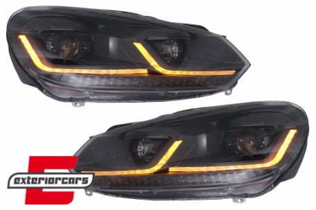 Prednja svjetla LED SEQ žmigavci G7.5 look / VW Golf 6 VI (2008-2013), LPVWZ8