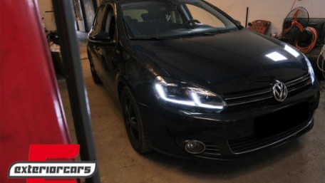 Prednja svjetla LED SEQ žmigavci G7.5 R line look / VW Golf 6 VI (2008-2013), LPVWZ6