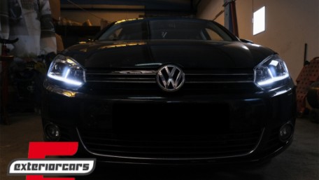 Prednja svjetla LED SEQ žmigavci G7.5 R line look / VW Golf 6 VI (2008-2013), LPVWZ6