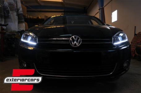 Prednja svjetla LED SEQ žmigavci G7.5 R line look / VW Golf 6 VI (2008-2013), LPVWZ6