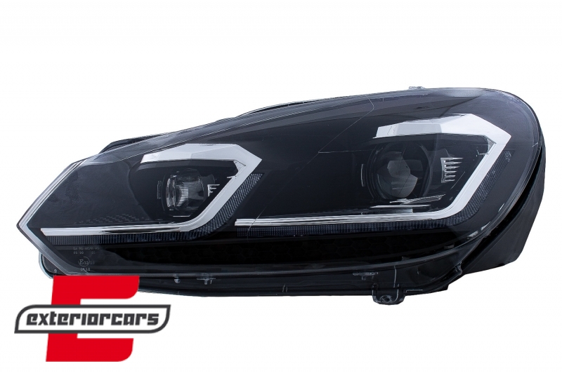 Prednja svjetla LED SEQ žmigavci G7.5 R line look / VW Golf 6 VI (2008-2013), LPVWZ6