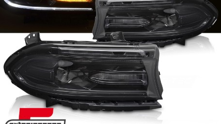 Prednja svjetla LED TruDRL (crna) / Dodge Charger (2014-2023), LPDO33