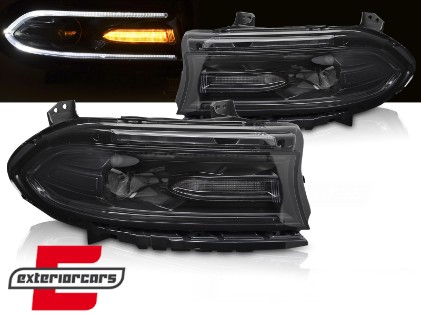 Prednja svjetla LED TruDRL (crna) / Dodge Charger (2014-2023), LPDO33