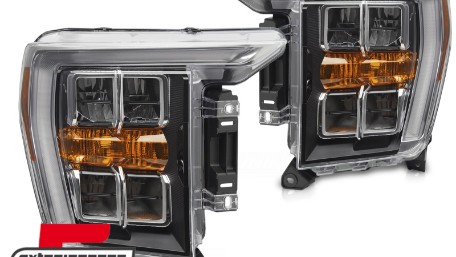 Prednja svjetla LED TruDRL dizajn (crna) / FORD F150 Mk14 (2020-2023), LPFOA4