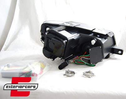 Prednja svjetla LED True DRL (chrome) / Volkswagen Passat B6 3C (03.2005-2010), LPVWJ6