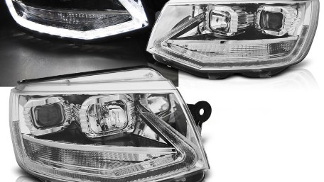 Prednja svjetla LED TrueDRL (chrome) / VW T6 (2015-2019), LPVWP7