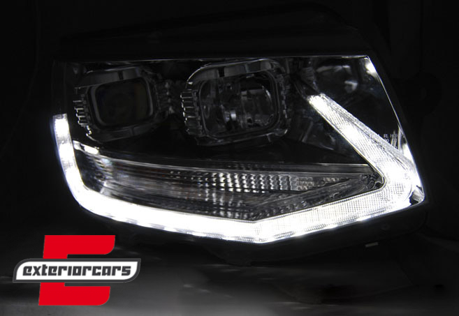 Prednja svjetla LED TrueDRL (chrome) / VW T6 (2015-2019), LPVWP7