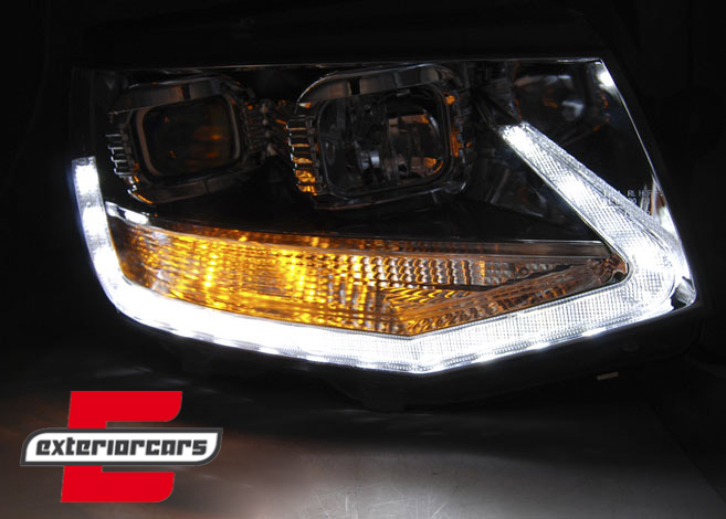 Prednja svjetla LED TrueDRL (chrome) / VW T6 (2015-2019), LPVWP7