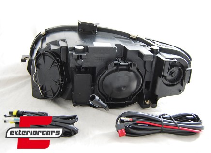 Prednja svjetla LED TrueDRL (crna) / Audi A4 B7 (2004-2008), LPAUA6