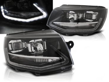 Prednja svjetla LED TrueDRL (crna) / VW T6 (2015-2019), LPVWP8