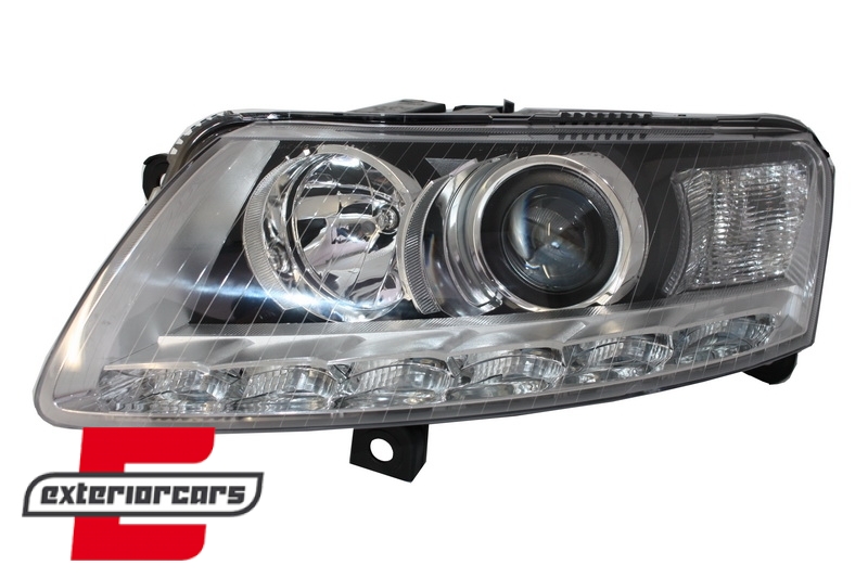 Prednja svjetla LED TrueDRL Xenon (chrome) / Audi A6 4F C6 (04.2004-2008), LPAUA8