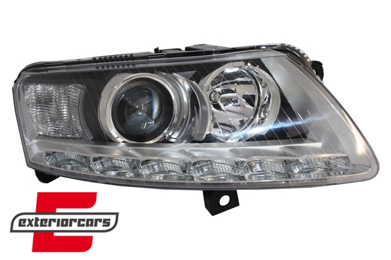 Prednja svjetla LED TrueDRL Xenon (chrome) / Audi A6 4F C6 (04.2004-2008), LPAUA8