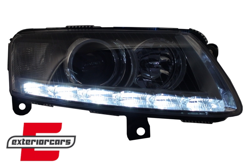 Prednja svjetla LED TrueDRL Xenon (chrome) / Audi A6 4F C6 (04.2004-2008), LPAUA8
