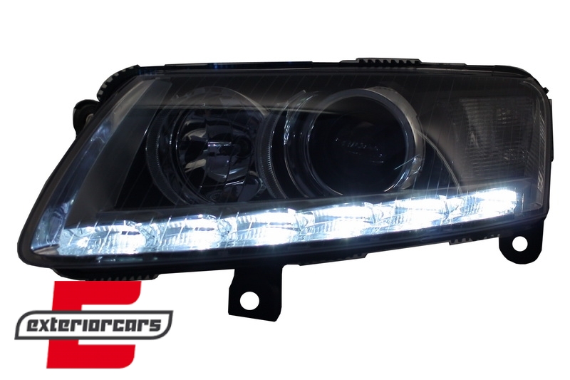 Prednja svjetla LED TrueDRL Xenon (chrome) / Audi A6 4F C6 (04.2004-2008), LPAUA9