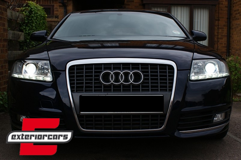 Prednja svjetla LED TrueDRL Xenon (chrome) / Audi A6 4F C6 (04.2004-2008), LPAUA9