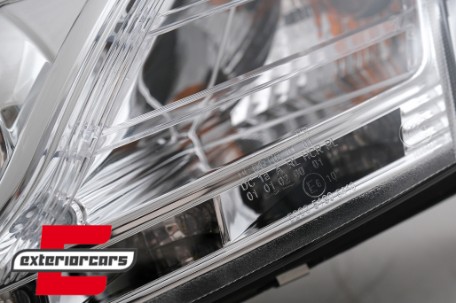 Prednja svjetla LED TrueDRL Xenon (chrome) / Audi A6 C6 4F (04.2004-2008), LPAU75