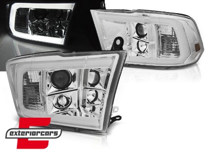 Prednja svjetla LED TubeLight (chrome) / Dodge RAM (2009-2018), LPDO21