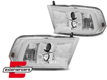 Prednja svjetla LED TubeLight (chrome) / Dodge RAM (2009-2018), LPDO21