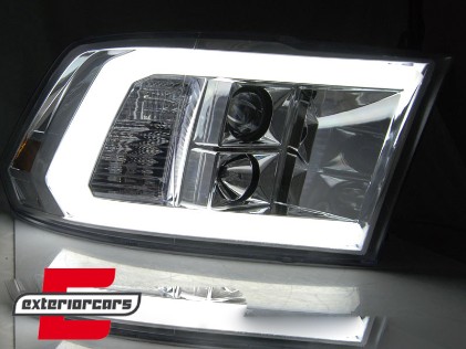 Prednja svjetla LED TubeLight (chrome) / Dodge RAM (2009-2018), LPDO21