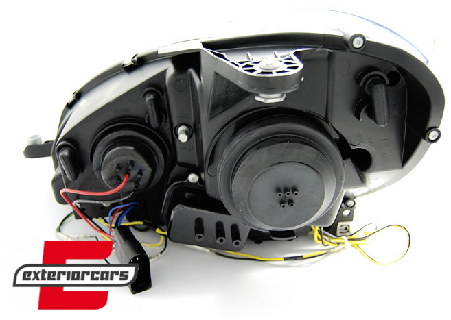Prednja svjetla LED TubeLight (chrome) / Mercedes C-klasa W204 S204 C204 Facelift (2011-2014), LPMEA3
