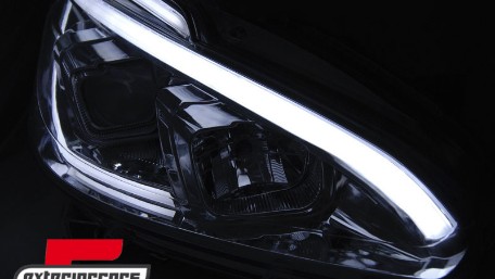 Prednja svjetla LED TubeLight (chrome) / Peugeot 208 (2012-06.2015), LPPE30