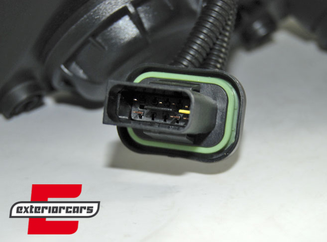Prednja svjetla LED TubeLight (chrome) / Peugeot 208 (2012-06.2015), LPPE30