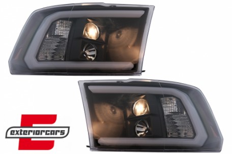 Prednja svjetla LED TubeLight (crna) / Dodge RAM (2009-2018), LPDO22