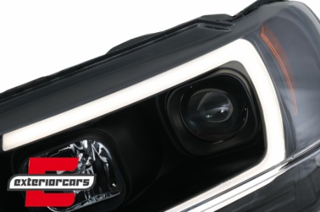 Prednja svjetla LED TubeLight (crna) / JEEP Grand Cherokee (1999-05.2005), LPCH24