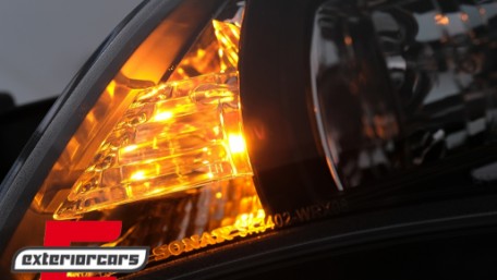 Prednja svjetla LED TubeLight (crna) / Subaru Impreza II GD (2007-2012), LPSU10