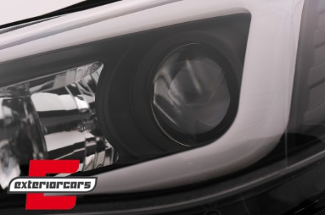 Prednja svjetla LED TubeLight (crna) / Subaru Impreza II GD (2007-2012), LPSU10
