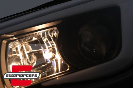 Prednja svjetla LED TubeLight (crna) / Subaru Impreza II GD (2007-2012), LPSU10