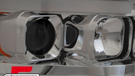 Prednja svjetla LED TubeLight dizajn (chrome) / Dodge RAM (2002-2006), LPDO15