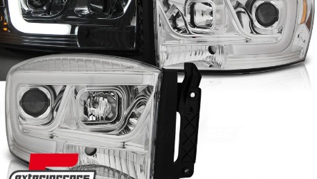 Prednja svjetla LED TubeLight dizajn (chrome) / Dodge RAM (2006-2008), LPDO17