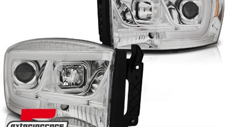 Prednja svjetla LED TubeLight dizajn (chrome) / Dodge RAM (2006-2008), LPDO17