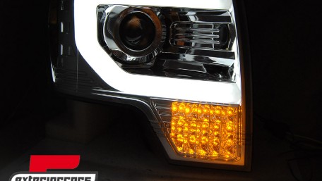 Prednja svjetla LED TubeLight dizajn (chrome) / FORD F150 MK12 (2008-2014), LPFO87