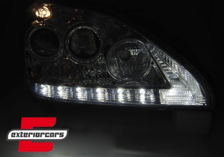 Prednja svjetla LED TubeLight dizajn (chrome) / Lexus RX XU30 (2003-2009), LPLE05