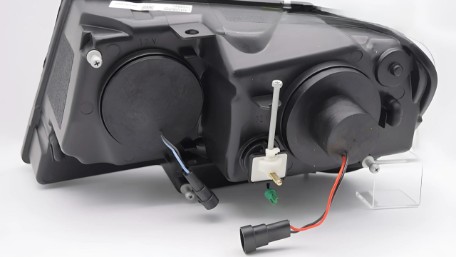 Prednja svjetla LED TubeLight dizajn (crna) / Jeep Grand Cherokee (1999-05.2005), LPCH39
