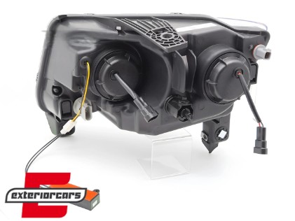 Prednja svjetla LED TubeLight dizajn (crna) / JEEP Grand Cherokee WK2 (2011-2013), LPCH48