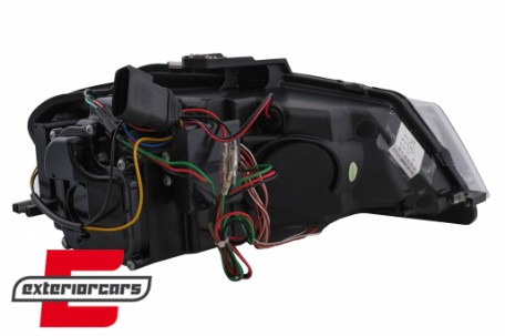 Prednja svjetla LED TubeLight DRL (crna) / Audi A3 8P Facelift Hatchback Sportback (2008-2012), LPAUA0