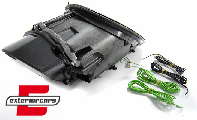 Prednja svjetla LED TubeLight Xenon (crna) / Porsche 911 (997) (04-09), LPPO06