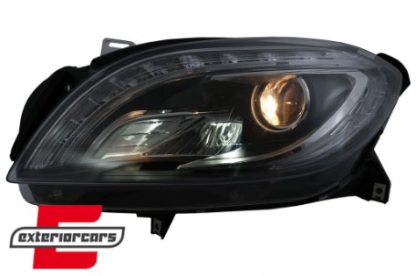 Prednja svjetla LED TubeLight Xenon look (crna) / Mercedes ML klasa W166 (2012-2015), LPMED5