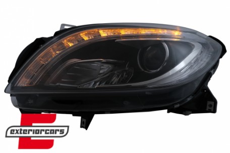 Prednja svjetla LED TubeLight Xenon look (crna) / Mercedes ML klasa W166 (2012-2015), LPMED5