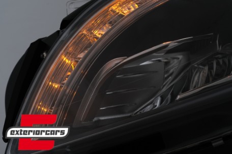 Prednja svjetla LED TubeLight Xenon look (crna) / Mercedes ML klasa W166 (2012-2015), LPMED5