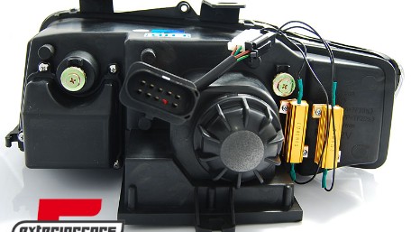 Prednja svjetla LED TubeLights (chrome) / Audi A4 B6 (10.2000-10.2004), LPAUC2