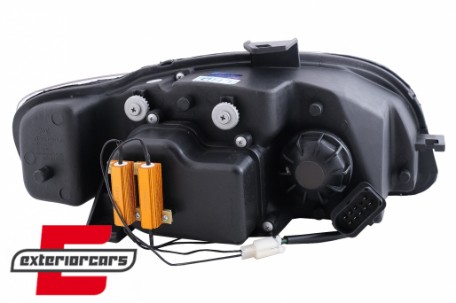 Prednja svjetla LED TubeLights (chrome) / Audi A4 B7 (2004-2008), LPAUC4